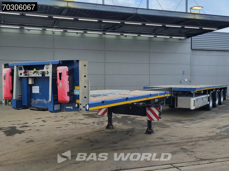 Faymonville F-S43-1AAF 3x Steering Axle 2x Extendable 1580cm - Бордово полуремарке/ Платформа: снимка 3 Faymonville F-S43-1AAF 3x Steering Axle 2x Extendable 1580cm - Бордово полуремарке/ Платформа: снимка 3