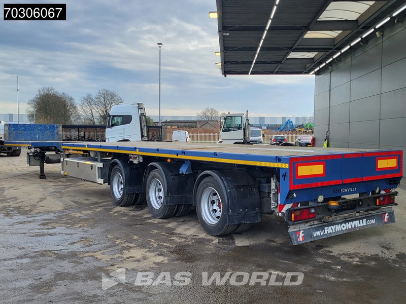 Бордово полуремарке/ Платформа Faymonville F-S43-1AAF 3x Steering Axle 2x Extendable 1580cm: снимка 9