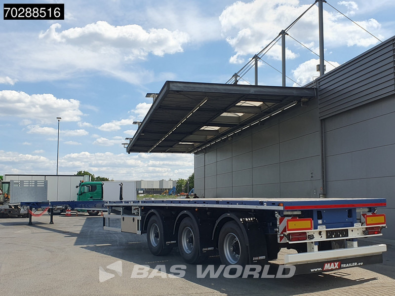 Faymonville MAX210-Z-3AA-13.60-22.5-2.54 3 axles 29M 2x extendable 3x steering axle twistlocks - Бордово полуремарке/ Платформа: снимка 3 Faymonville MAX210-Z-3AA-13.60-22.5-2.54 3 axles 29M 2x extendable 3x steering axle twistlocks - Бордово полуремарке/ Платформа: снимка 3