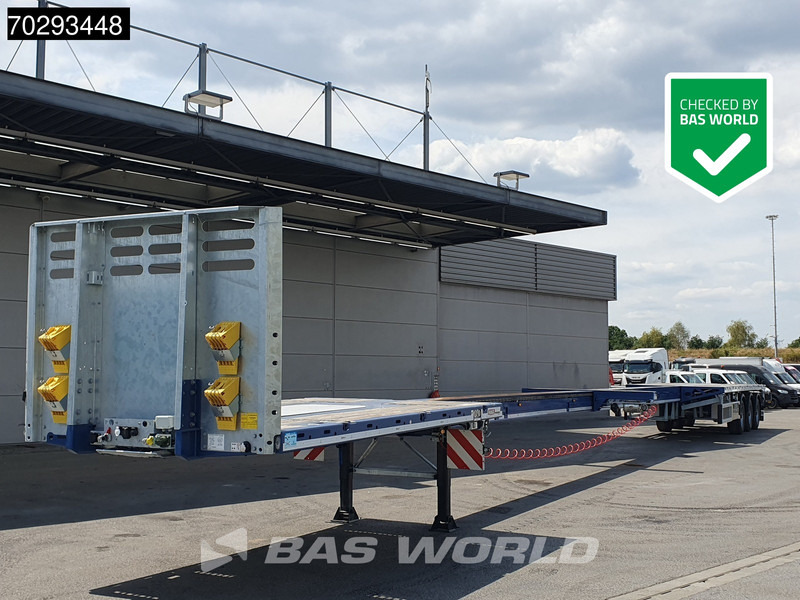 Faymonville MAX210-Z-3AA-13.60-22.5-2.54 3 axles 29M 2x extendable 3x steering axle twistlocks - Нискорамна площадка полуремарке: снимка 1 Faymonville MAX210-Z-3AA-13.60-22.5-2.54 3 axles 29M 2x extendable 3x steering axle twistlocks - Нискорамна площадка полуремарке: снимка 1