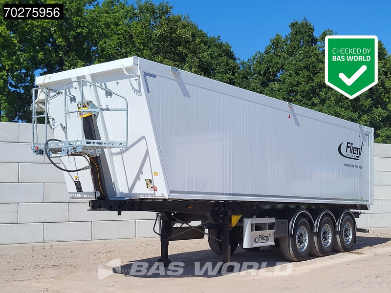 Fliegl SDS02 3 axles 50m3 ALU Liftachse - Самосвал полуремарке: снимка 1 Fliegl SDS02 3 axles 50m3 ALU Liftachse - Самосвал полуремарке: снимка 1