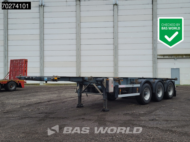 Groenewegen 30CC-14-27 ADR 20ft 30ft Liftachse - Контейнеровоз/ Сменна каросерия полуремарке: снимка 1 Groenewegen 30CC-14-27 ADR 20ft 30ft Liftachse - Контейнеровоз/ Сменна каросерия полуремарке: снимка 1