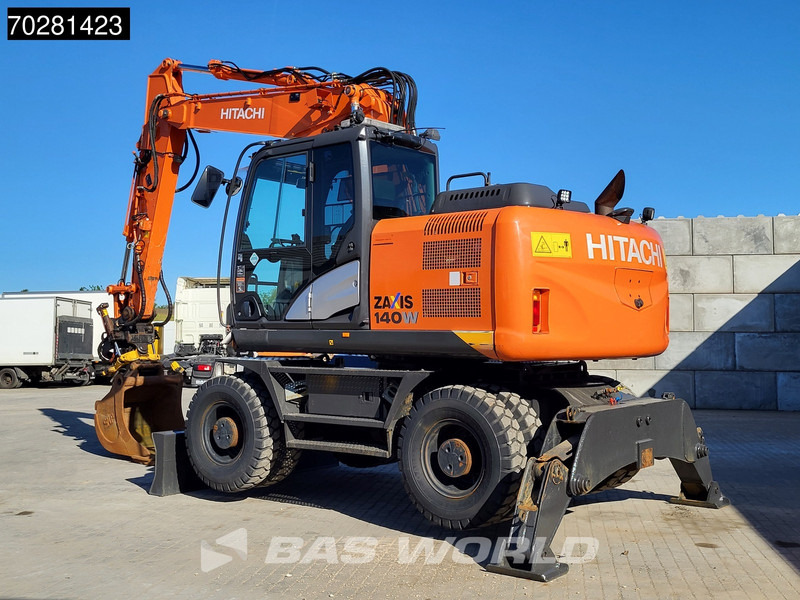 Hitachi ZX140W -5 OUTRIGGERS + BLADE - Колесен багер: снимка 3 Hitachi ZX140W -5 OUTRIGGERS + BLADE - Колесен багер: снимка 3