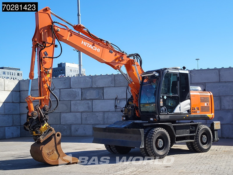 Hitachi ZX140W -5 OUTRIGGERS + BLADE - Колесен багер: снимка 2 Hitachi ZX140W -5 OUTRIGGERS + BLADE - Колесен багер: снимка 2
