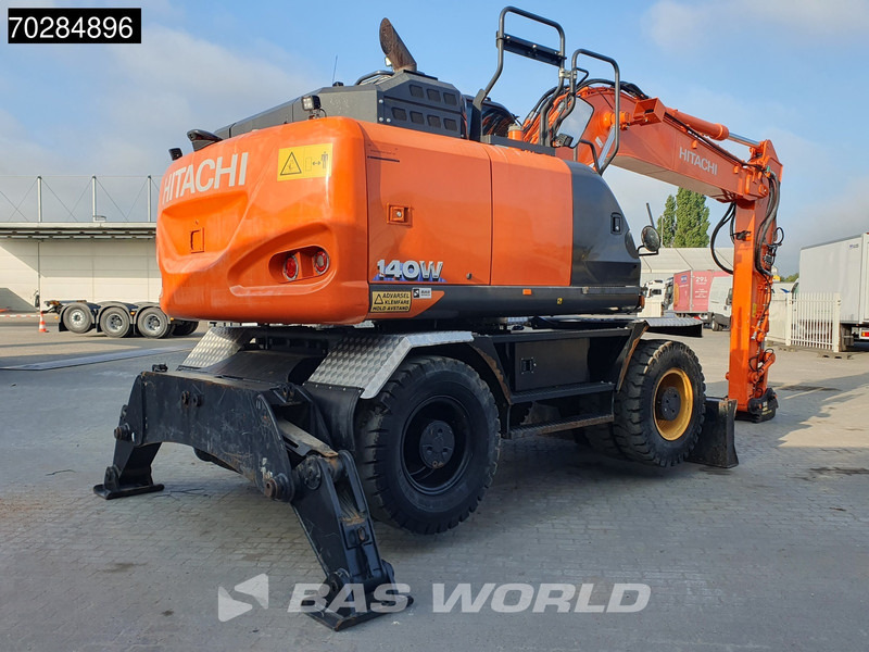 Hitachi ZX140W -6 OUTRIGGERS + BLADE - Колесен багер: снимка 5 Hitachi ZX140W -6 OUTRIGGERS + BLADE - Колесен багер: снимка 5