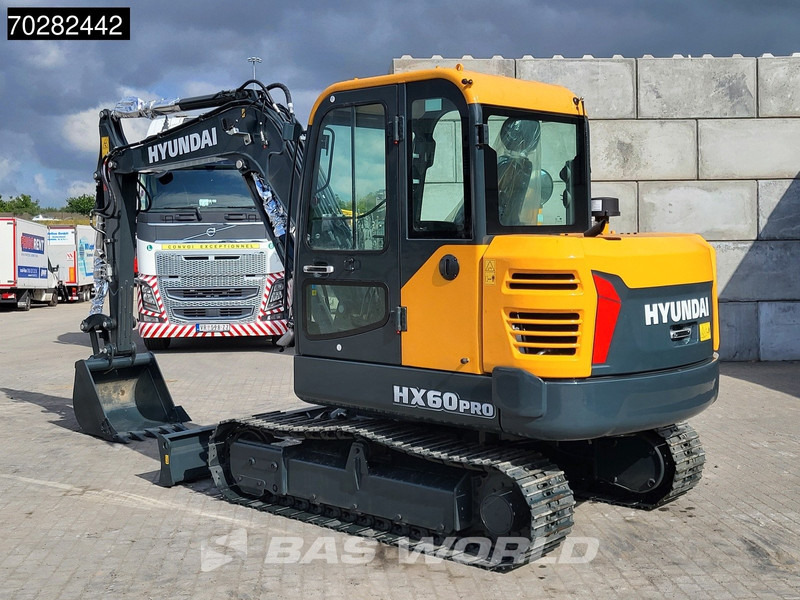 Hyundai HX60 PRON A/C - Мини багер: снимка 3 Hyundai HX60 PRON A/C - Мини багер: снимка 3
