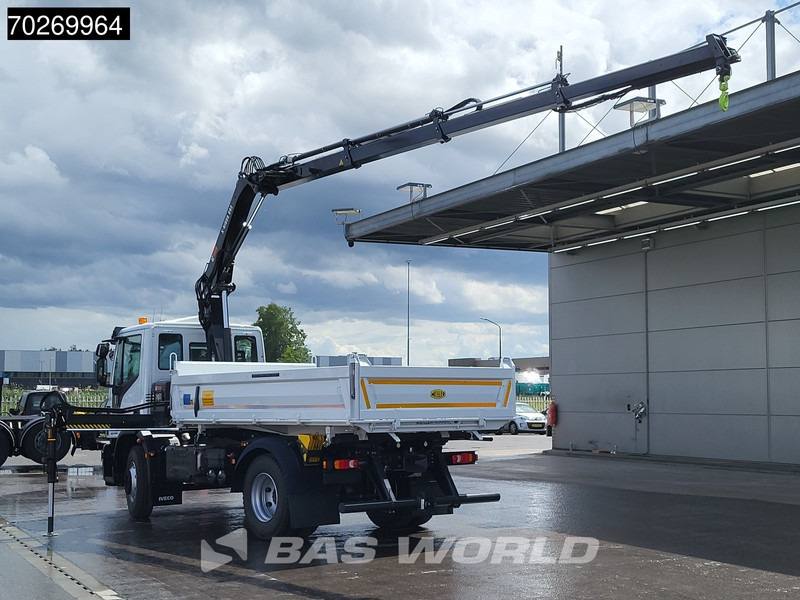 Iveco Eurocargo 160E280 4X2 NEW! Hiab XHIDUO092E-3 Kran Crane 6m3 3-way Tipper ACC - Самосвал камион, Камион с кран: снимка 2 Iveco Eurocargo 160E280 4X2 NEW! Hiab XHIDUO092E-3 Kran Crane 6m3 3-way Tipper ACC - Самосвал камион, Камион с кран: снимка 2
