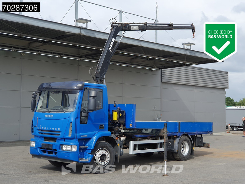 Iveco Eurocargo 180E250 4X2 18tonner MKG-HLK66 Crane Kran Manual Euro 5 - Бордови камион, Камион с кран: снимка 1 Iveco Eurocargo 180E250 4X2 18tonner MKG-HLK66 Crane Kran Manual Euro 5 - Бордови камион, Камион с кран: снимка 1
