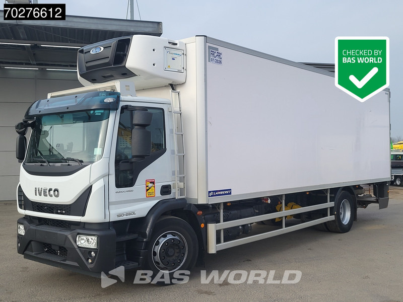 Iveco Eurocargo 190EL280 4X2 ATP Valid - 19tonner Carrier 1150 MT cooler Ladebordwand FRC Euro 6 - Рефрижератор камион: снимка 1 Iveco Eurocargo 190EL280 4X2 ATP Valid - 19tonner Carrier 1150 MT cooler Ladebordwand FRC Euro 6 - Рефрижератор камион: снимка 1