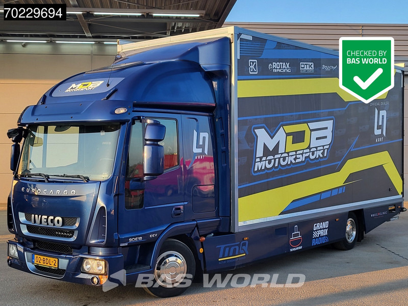 Iveco Eurocargo 90E180 4X2 9tons NL-Truck Mobile workshop race truck Ladebordwand EEV - Камион фургон: снимка 1 Iveco Eurocargo 90E180 4X2 9tons NL-Truck Mobile workshop race truck Ladebordwand EEV - Камион фургон: снимка 1