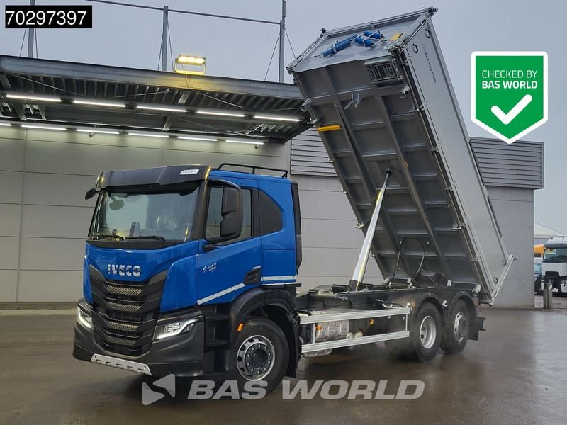 Iveco S-Way 420 6X2 NEW! 17m3 3-way KH kipper Lift+Steering axle Automatic Euro 6 - Самосвал камион: снимка 1 Iveco S-Way 420 6X2 NEW! 17m3 3-way KH kipper Lift+Steering axle Automatic Euro 6 - Самосвал камион: снимка 1