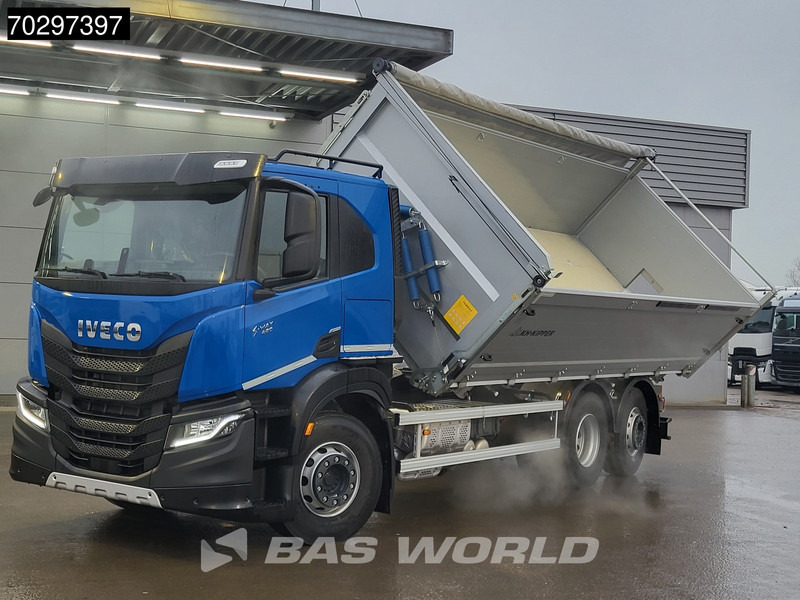 Iveco S-Way 420 6X2 NEW! 17m3 3-way KH kipper Lift+Steering axle Automatic Euro 6 - Самосвал камион: снимка 3 Iveco S-Way 420 6X2 NEW! 17m3 3-way KH kipper Lift+Steering axle Automatic Euro 6 - Самосвал камион: снимка 3