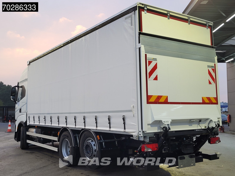 Iveco S-Way 490 6X2 NEW! Lift+steering Axle 2000kg Ladebordwand Retarder Navi Standklima - Камион с брезент: снимка 2 Iveco S-Way 490 6X2 NEW! Lift+steering Axle 2000kg Ladebordwand Retarder Navi Standklima - Камион с брезент: снимка 2
