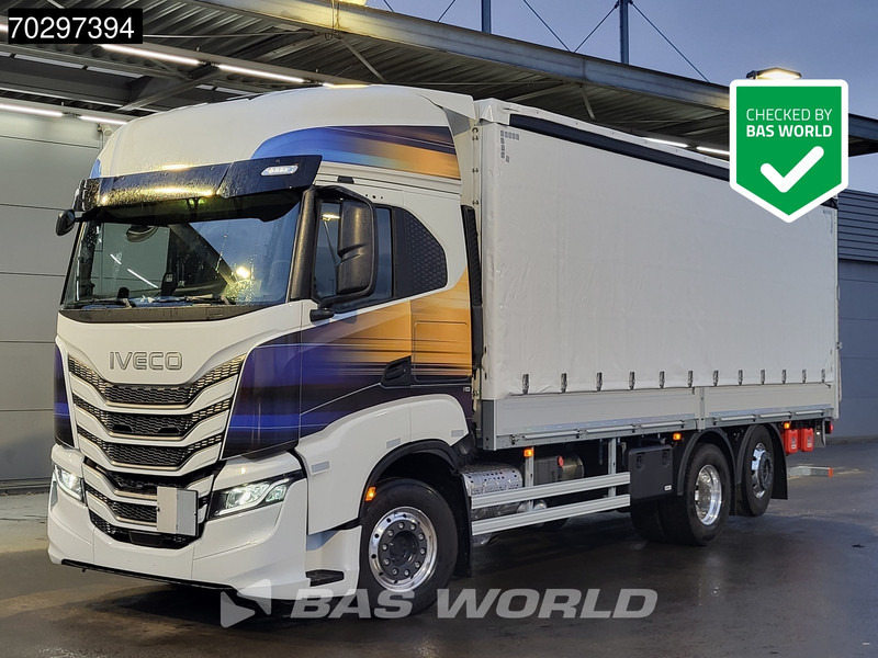 Iveco S-Way 500 6X2 NEW! 2000kg Ladebordwand Retarder Navi ACC Euro 6 - Камион с брезент: снимка 1 Iveco S-Way 500 6X2 NEW! 2000kg Ladebordwand Retarder Navi ACC Euro 6 - Камион с брезент: снимка 1