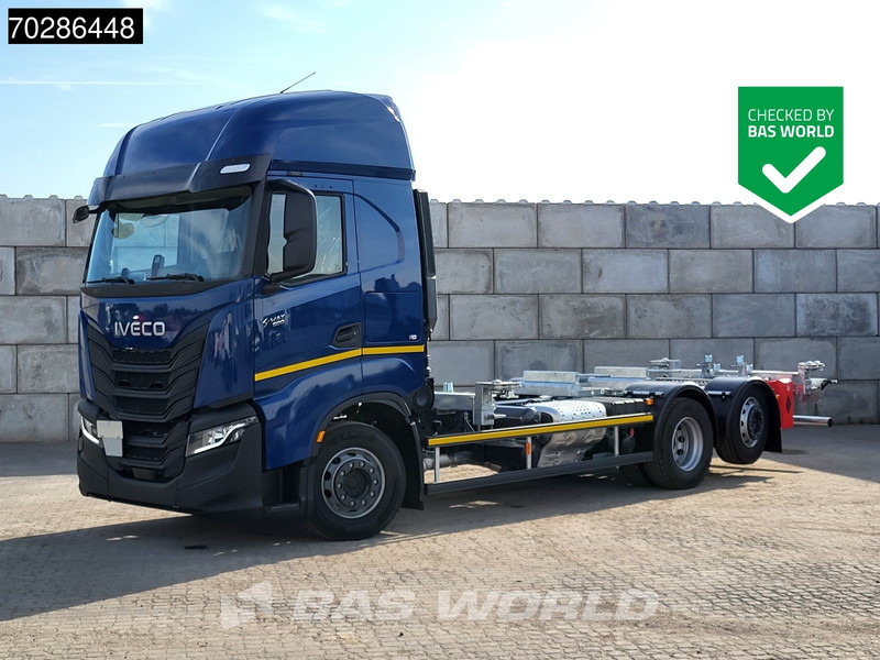 Iveco S-Way 500 6X2 NEW! BDF Lift+steering Axle Automatic Standklima Navi ACC Euro 6 - Контейнеровоз/ Сменна каросерия камион: снимка 1 Iveco S-Way 500 6X2 NEW! BDF Lift+steering Axle Automatic Standklima Navi ACC Euro 6 - Контейнеровоз/ Сменна каросерия камион: снимка 1