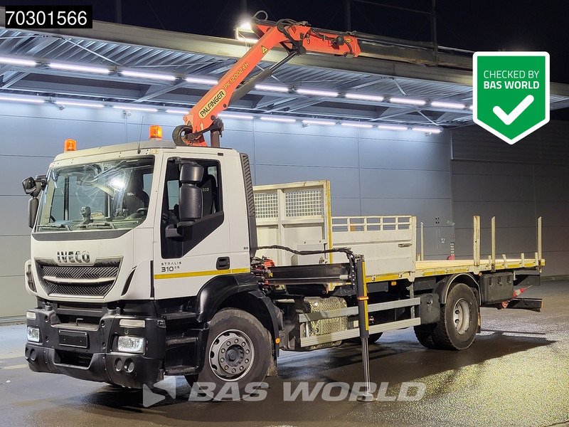 Iveco Stralis 310 4X2 Palfinger PK 12002 EH Kran Crane Steelsuspension Automatic Euro 6 - Бордови камион, Камион с кран: снимка 1 Iveco Stralis 310 4X2 Palfinger PK 12002 EH Kran Crane Steelsuspension Automatic Euro 6 - Бордови камион, Камион с кран: снимка 1