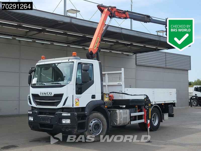 Iveco Stralis 310 4X2 Palfinger PK12002 EH Kran Crane Rotator Automatic Full Steel Euro 6 - Бордови камион, Камион с кран: снимка 1 Iveco Stralis 310 4X2 Palfinger PK12002 EH Kran Crane Rotator Automatic Full Steel Euro 6 - Бордови камион, Камион с кран: снимка 1