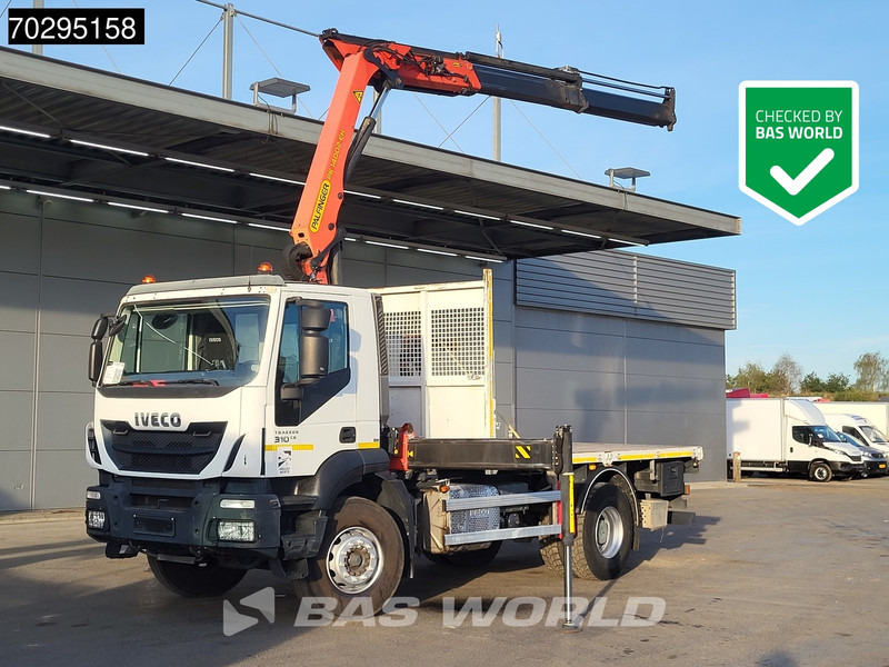 Iveco Stralis 310 4X2 Palfinger PK14002 EH Kran Crane Remote control Big-Axle Euro 6 - Бордови камион, Камион с кран: снимка 1 Iveco Stralis 310 4X2 Palfinger PK14002 EH Kran Crane Remote control Big-Axle Euro 6 - Бордови камион, Камион с кран: снимка 1
