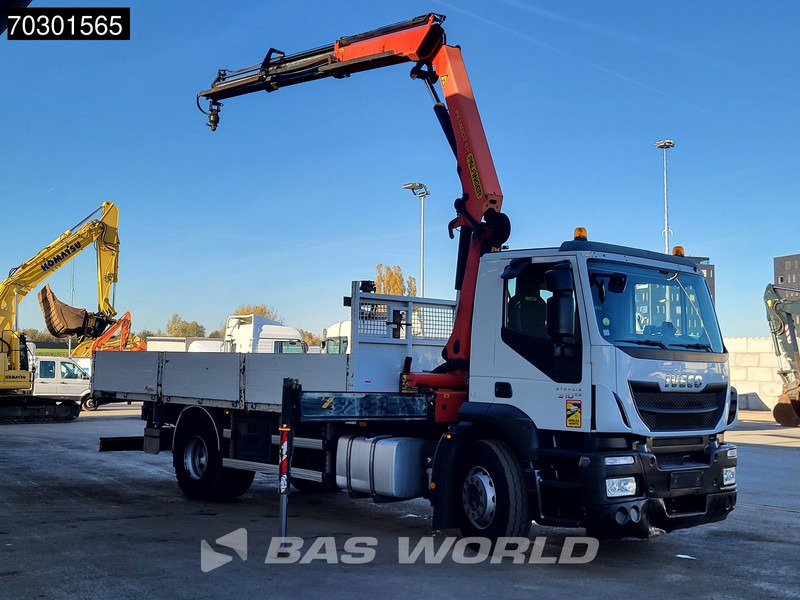 Iveco Stralis 310 4X2 Palfinger PK14002 EH Kran Crane Steel suspension Euro 6 - Бордови камион, Камион с кран: снимка 3 Iveco Stralis 310 4X2 Palfinger PK14002 EH Kran Crane Steel suspension Euro 6 - Бордови камион, Камион с кран: снимка 3