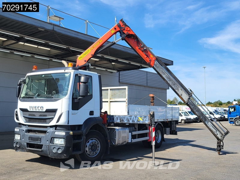 Iveco Stralis 310 4X2 Palfinger PK14502-SH Kran Crane Rotator Steel suspension Euro 6 - Бордови камион, Камион с кран: снимка 5 Iveco Stralis 310 4X2 Palfinger PK14502-SH Kran Crane Rotator Steel suspension Euro 6 - Бордови камион, Камион с кран: снимка 5