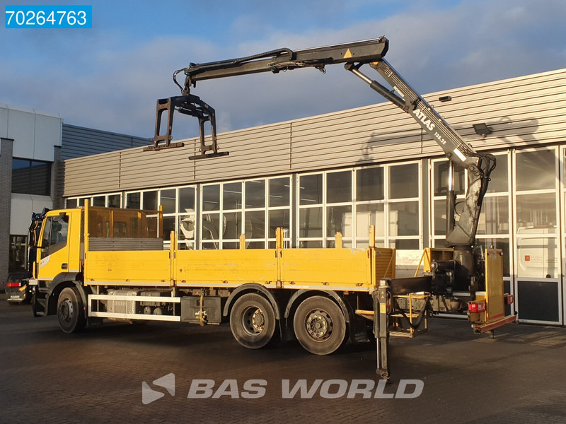 Iveco Stralis 310 6X2 RHD! Atlas 135.2VE-A11 Crane Lift-Lenkachse ACC Euro 6 - Бордови камион, Камион с кран: снимка 2 Iveco Stralis 310 6X2 RHD! Atlas 135.2VE-A11 Crane Lift-Lenkachse ACC Euro 6 - Бордови камион, Камион с кран: снимка 2