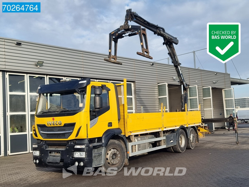 Iveco Stralis 310 6X2 RHD! Atlas 135.2VE-A11 Crane Lift-lenkachse ACC Euro 6 - Бордови камион, Камион с кран: снимка 1 Iveco Stralis 310 6X2 RHD! Atlas 135.2VE-A11 Crane Lift-lenkachse ACC Euro 6 - Бордови камион, Камион с кран: снимка 1