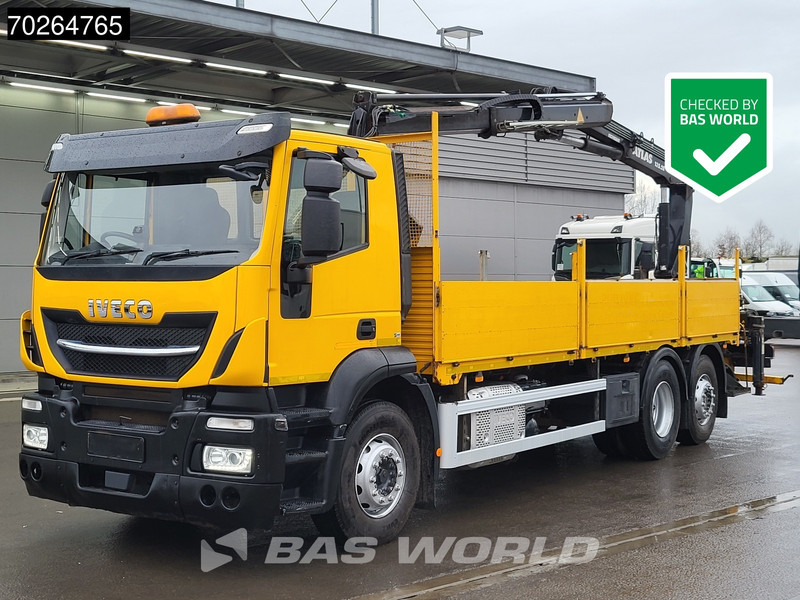 Iveco Stralis 310 6X2 RHD! Lift+Lenkachse Atlas 135.2VE-A11 Kran Crane Euro 6 - Бордови камион, Камион с кран: снимка 1 Iveco Stralis 310 6X2 RHD! Lift+Lenkachse Atlas 135.2VE-A11 Kran Crane Euro 6 - Бордови камион, Камион с кран: снимка 1