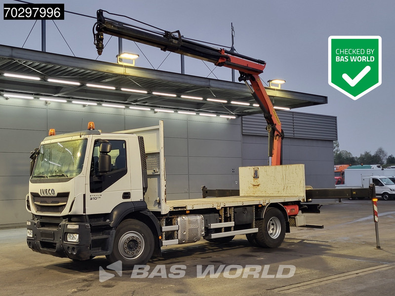 Iveco Stralis 310 Stralis 4X2 Palfinger PK 14002-EH Crane Steelsuspension Automatic Euro 6 - Бордови камион, Камион с кран: снимка 1 Iveco Stralis 310 Stralis 4X2 Palfinger PK 14002-EH Crane Steelsuspension Automatic Euro 6 - Бордови камион, Камион с кран: снимка 1