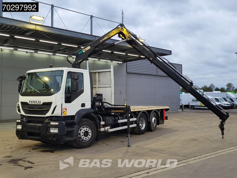 Iveco Stralis 310 Stralis 6X2 HIAB 144 BS-2 Crane Kran Lift+Steering-Axle Manual Euro 5 - Бордови камион, Камион с кран: снимка 5 Iveco Stralis 310 Stralis 6X2 HIAB 144 BS-2 Crane Kran Lift+Steering-Axle Manual Euro 5 - Бордови камион, Камион с кран: снимка 5