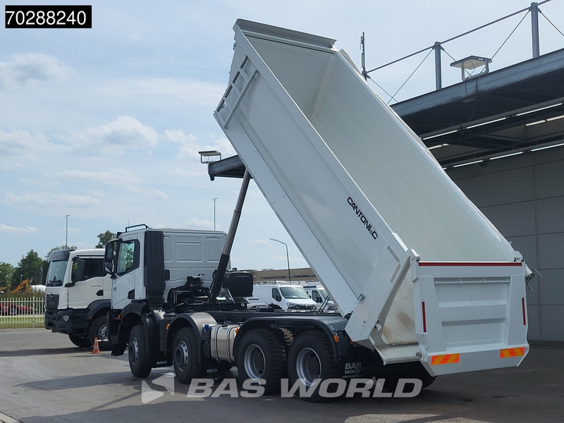 Iveco T-WAY 450 8X4 New! 20m3 Cantoni Tipper Steelsuspension Big-Axle Automatic Euro 6 - Самосвал камион: снимка 3 Iveco T-WAY 450 8X4 New! 20m3 Cantoni Tipper Steelsuspension Big-Axle Automatic Euro 6 - Самосвал камион: снимка 3