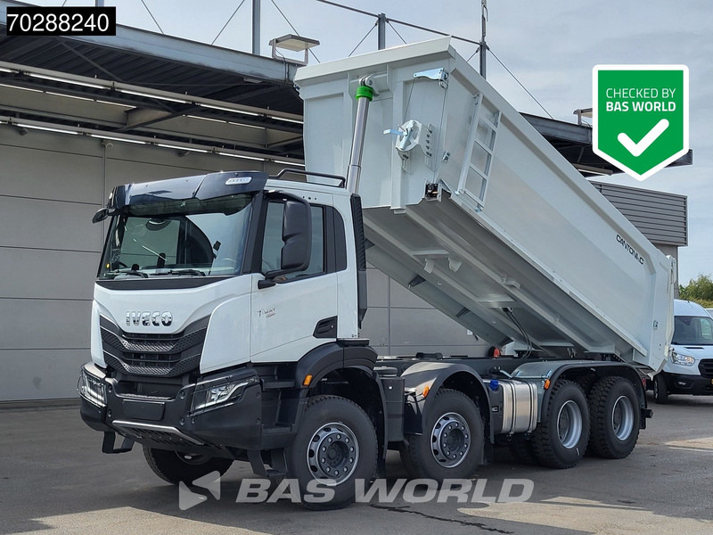 Iveco T-WAY 450 8X4 New! 20m3 Cantoni Tipper Steelsuspension Big-Axle Automatic Euro 6 - Самосвал камион: снимка 1 Iveco T-WAY 450 8X4 New! 20m3 Cantoni Tipper Steelsuspension Big-Axle Automatic Euro 6 - Самосвал камион: снимка 1