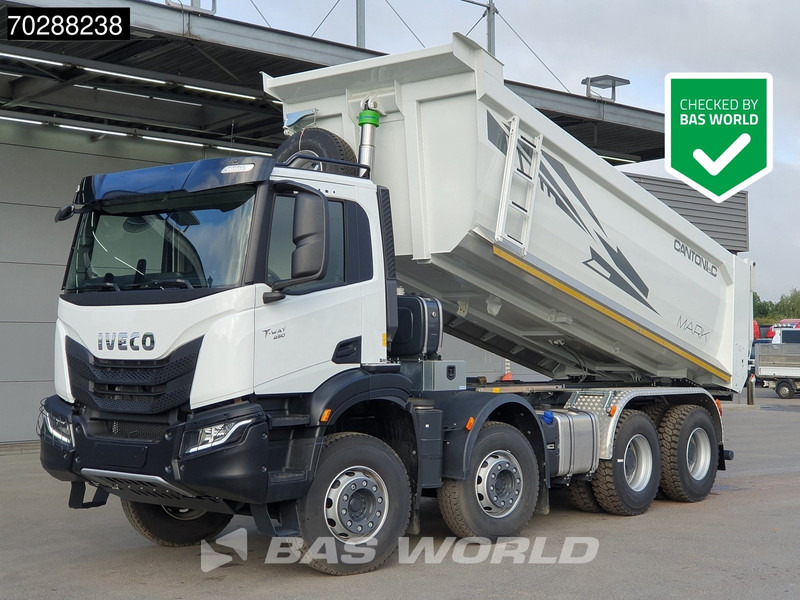 Iveco T-Way 450 8X4 New! 20m3 Cantoni Tipper Steelsuspension Big-Axle Euro 6 - Самосвал камион: снимка 1 Iveco T-Way 450 8X4 New! 20m3 Cantoni Tipper Steelsuspension Big-Axle Euro 6 - Самосвал камион: снимка 1