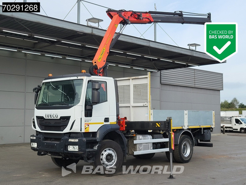 Iveco Trakker 310 4X2 Palfinger PK14002 EH Crane Kran Rotator Steelsuspension Big-Axle Manual Euro 6 - Бордови камион, Камион с кран: снимка 1 Iveco Trakker 310 4X2 Palfinger PK14002 EH Crane Kran Rotator Steelsuspension Big-Axle Manual Euro 6 - Бордови камион, Камион с кран: снимка 1