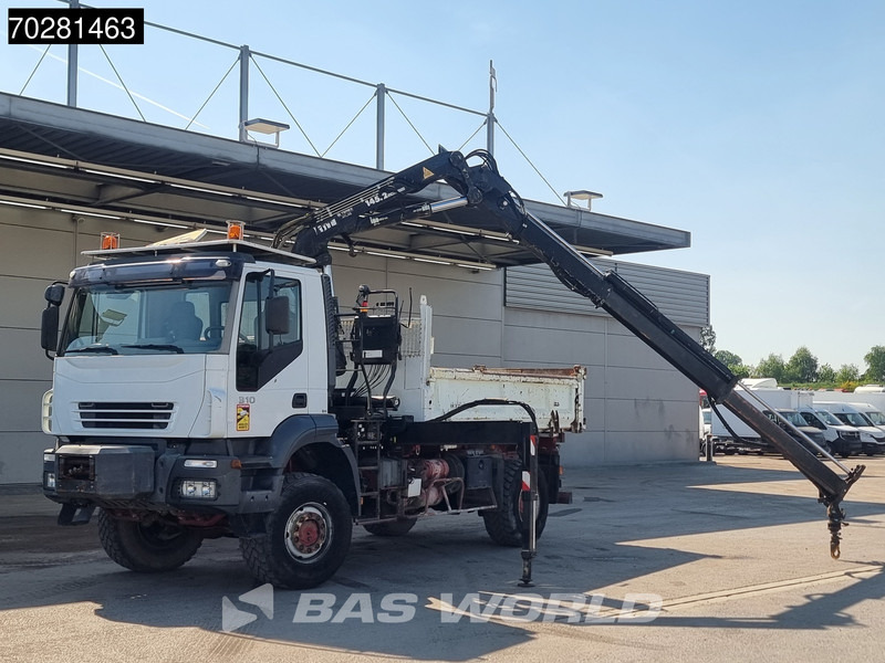 Iveco Trakker 310 4X4 Atlas 145.2-A2 Kran Crane 4x4 Big axle 6m3 3 sided tipper Euro 4 - Самосвал камион, Камион с кран: снимка 5 Iveco Trakker 310 4X4 Atlas 145.2-A2 Kran Crane 4x4 Big axle 6m3 3 sided tipper Euro 4 - Самосвал камион, Камион с кран: снимка 5