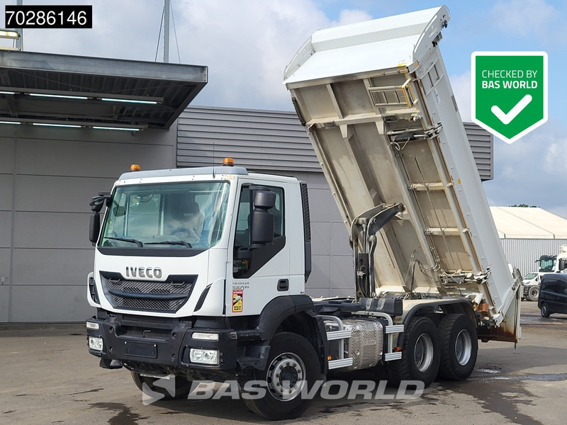 Iveco Trakker 360 6X4 10m3 2-Sided Tipper Steelsuspension Big-Axle Automatic Euro 6 - Самосвал камион: снимка 1 Iveco Trakker 360 6X4 10m3 2-Sided Tipper Steelsuspension Big-Axle Automatic Euro 6 - Самосвал камион: снимка 1