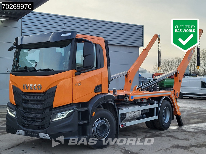 Iveco X-Way 360 4X2 NEW! HIAB 12tons skiploader Automatic Euro 6 - Мултилифт за контейнери камион: снимка 1 Iveco X-Way 360 4X2 NEW! HIAB 12tons skiploader Automatic Euro 6 - Мултилифт за контейнери камион: снимка 1