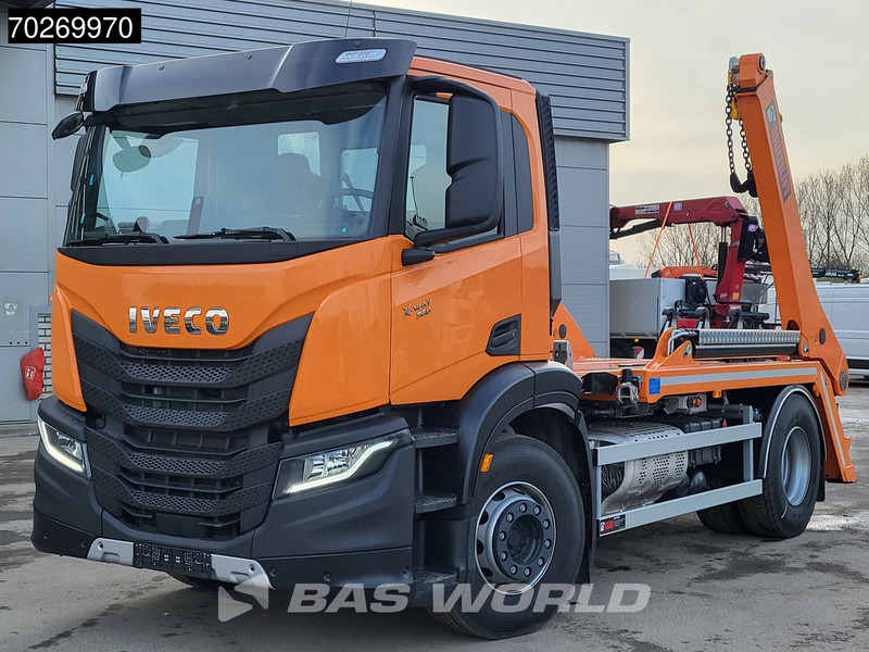 Нови Мултилифт за контейнери камион Iveco X-Way 360 4X2 NEW! HIAB 12tons skiploader Automatic Euro 6: снимка 8