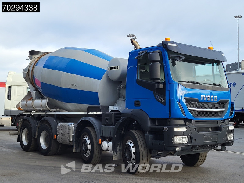 Iveco X-Way 400 X-Way 8X4 Liebherr 9m3 Big-Axle Steelsuspension Euro 6 - Бетоновоз: снимка 3 Iveco X-Way 400 X-Way 8X4 Liebherr 9m3 Big-Axle Steelsuspension Euro 6 - Бетоновоз: снимка 3