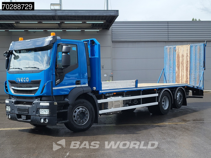 Iveco X-Way 420 6X2 Machine transporter Hydraulic Ramp Lift+steering axle ACC Euro 6 - Бордови камион: снимка 3 Iveco X-Way 420 6X2 Machine transporter Hydraulic Ramp Lift+steering axle ACC Euro 6 - Бордови камион: снимка 3