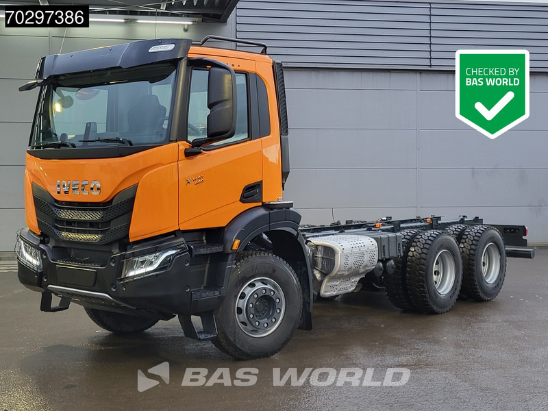 Iveco X-Way 420 6X4 NEW! OFF Chassis steelsuspension Automatic Euro 6 - Шаси кабина: снимка 1 Iveco X-Way 420 6X4 NEW! OFF Chassis steelsuspension Automatic Euro 6 - Шаси кабина: снимка 1