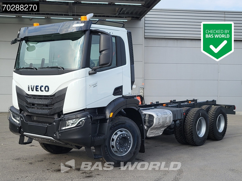 Iveco X-Way 460 6X4 NEW chassis Retarder Big-Axle Full Steel Navi Euro 6 - Шаси кабина: снимка 1 Iveco X-Way 460 6X4 NEW chassis Retarder Big-Axle Full Steel Navi Euro 6 - Шаси кабина: снимка 1