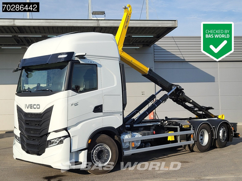 Iveco X-Way 580 6X2 NEW Palfinger PHT20SLD5 Hooklift Lift+steering Axle Automatic Navi ACC LED - Мултилифт с кука камион: снимка 1 Iveco X-Way 580 6X2 NEW Palfinger PHT20SLD5 Hooklift Lift+steering Axle Automatic Navi ACC LED - Мултилифт с кука камион: снимка 1