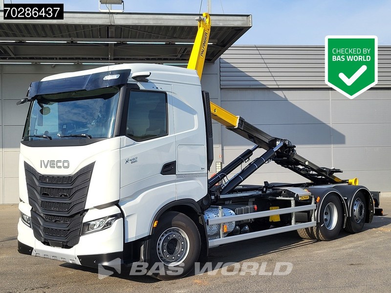 Iveco X-Way 580 6X2 Palfinger PHT20SLD5 Hooklift Lift+steering Axle Automatic Navi ACC LED Euro 6 - Мултилифт с кука камион: снимка 1 Iveco X-Way 580 6X2 Palfinger PHT20SLD5 Hooklift Lift+steering Axle Automatic Navi ACC LED Euro 6 - Мултилифт с кука камион: снимка 1