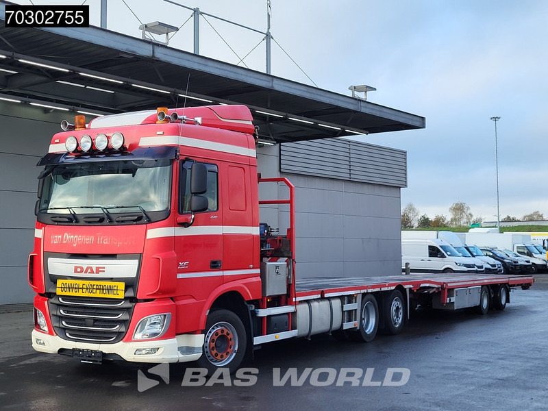 DAF XF 440 XF 6X2 NL-Truck Transporter APK HMF 900-K2 crane Winch Lift-Lenkachse Euro 6 - Камион, Камион с кран: снимка 5 DAF XF 440 XF 6X2 NL-Truck Transporter APK HMF 900-K2 crane Winch Lift-Lenkachse Euro 6 - Камион, Камион с кран: снимка 5