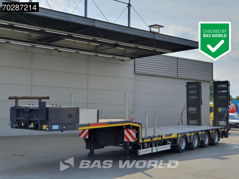 Kässbohrer Extendable 2xSteering Axle TÜV 08/25 - Нискорамна площадка полуремарке: снимка 1 Kässbohrer Extendable 2xSteering Axle TÜV 08/25 - Нискорамна площадка полуремарке: снимка 1