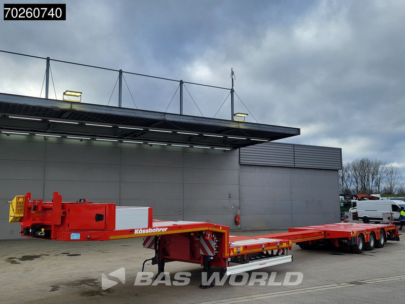 Kässbohrer LB3E Ausziehbar Bis:13,75m Lift+Lenkachse - Нискорамна площадка полуремарке: снимка 2 Kässbohrer LB3E Ausziehbar Bis:13,75m Lift+Lenkachse - Нискорамна площадка полуремарке: снимка 2