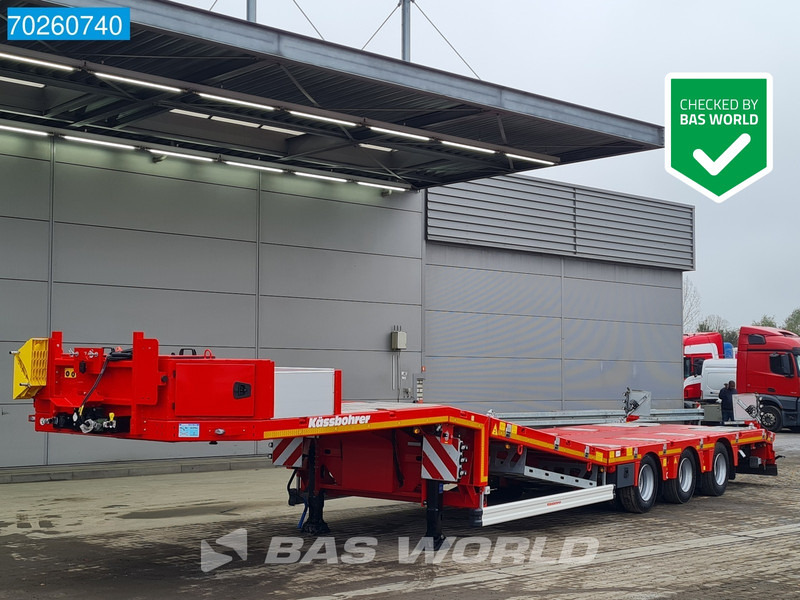 Kässbohrer LB3E Ausziehbar Bis:13,75m Lift+Lenkachse - Нискорамна площадка полуремарке: снимка 1 Kässbohrer LB3E Ausziehbar Bis:13,75m Lift+Lenkachse - Нискорамна площадка полуремарке: снимка 1