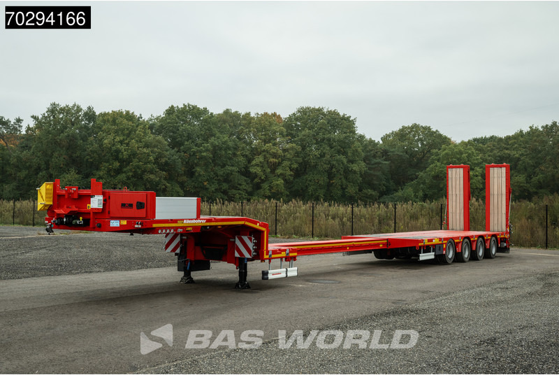 Kässbohrer LB4E 3 axles Extendable Ramps 1x Lift 3x Steering Axle - Нискорамна площадка полуремарке: снимка 2 Kässbohrer LB4E 3 axles Extendable Ramps 1x Lift 3x Steering Axle - Нискорамна площадка полуремарке: снимка 2