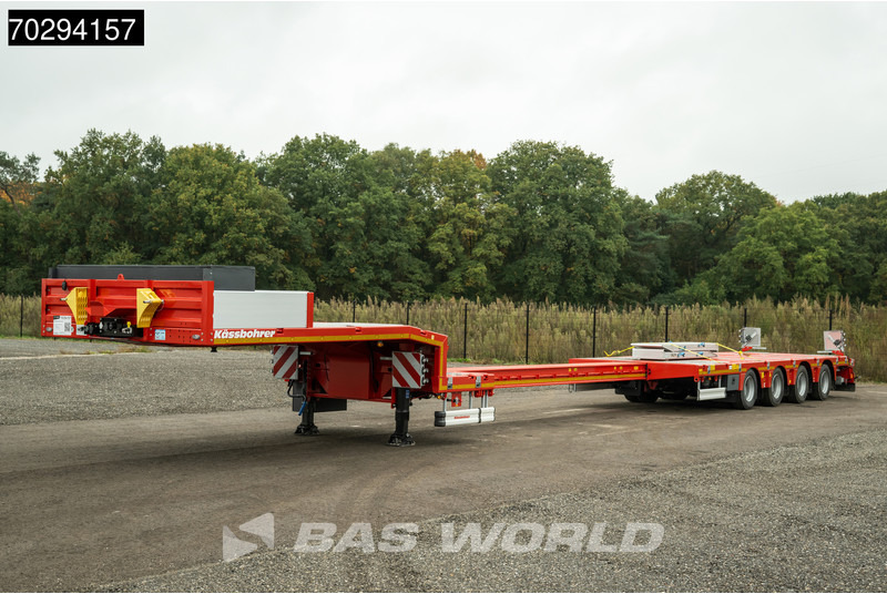 Kässbohrer LB4E 4 axles Extendable - 615cm 1x Lift + 2xSteering Axle - Нискорамна площадка полуремарке: снимка 2 Kässbohrer LB4E 4 axles Extendable - 615cm 1x Lift + 2xSteering Axle - Нискорамна площадка полуремарке: снимка 2