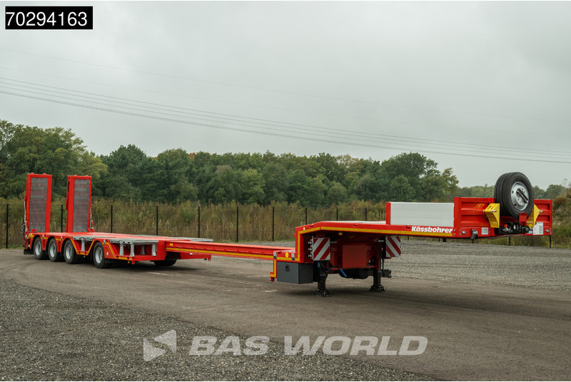 Kässbohrer LB4E 4 axles Hydr. Ramps 620cm-Extendable Lift+ 2x Steering Axle - Нискорамна площадка полуремарке: снимка 5 Kässbohrer LB4E 4 axles Hydr. Ramps 620cm-Extendable Lift+ 2x Steering Axle - Нискорамна площадка полуремарке: снимка 5
